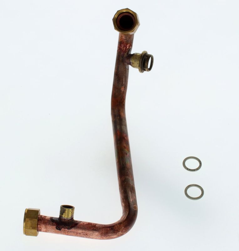 Bosch / Junkers Verbindungsrohr, Farbe rot Bild 1