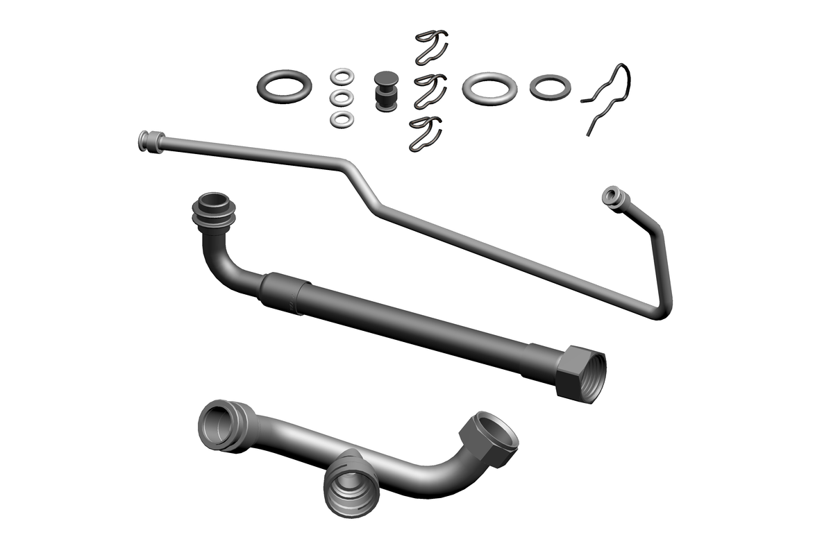 Bosch / Junkers Ausdehnungsgefäss Anschlussset OF system Bild 1