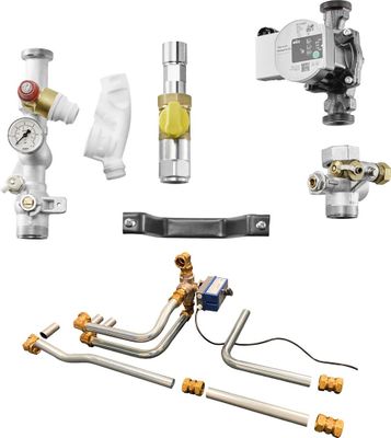 Bosch / Junkers Zubehör Pumpenanschlussgruppe, mit 3-Wege-Ventil, für GC7000 WP 70 Kask. Bild 2