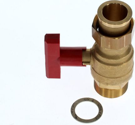 Bosch / Junkers Kugelhahn R1 1/2"xG1 1/2", mit Überwurfmutter, everp Bild 2