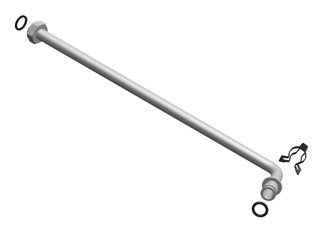 Bosch / Junkers Rohr Kaltwasser horizontal nummeriert Bild 1