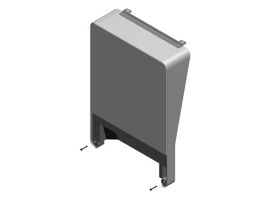 Bosch / Junkers Abdeckung komplett, Farbe weiß Bild 2
