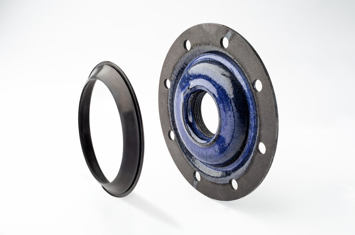 Bosch / Junkers Handlochdeckel, mit 1 1/2" Muffe, für Warmwasserspeicher Bild 1