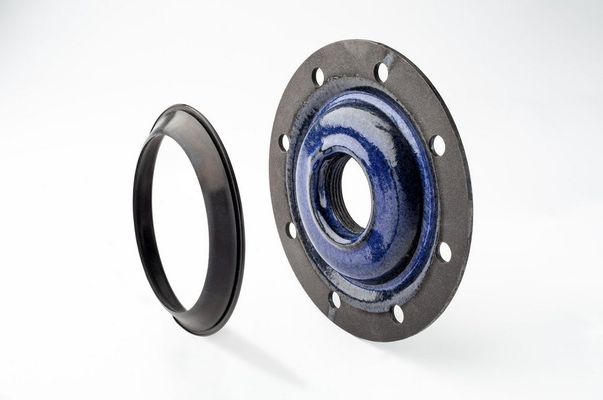 Bosch / Junkers Handlochdeckel, mit 1 1/2" Muffe, für Warmwasserspeicher Bild 2