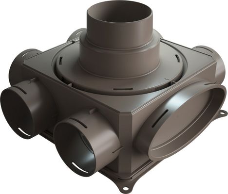Bosch / Junkers Zubehör Wohnungslüftung VK 100-1 Luftverteilkasten Kunststoff 1-lagig Bild 2