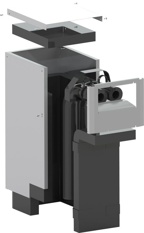 Bosch / Junkers Abdeckhaube AHBA 2 Bodenanschluss lang, für CS8800iAW / CS5800 & CS6800i AW Bild 1