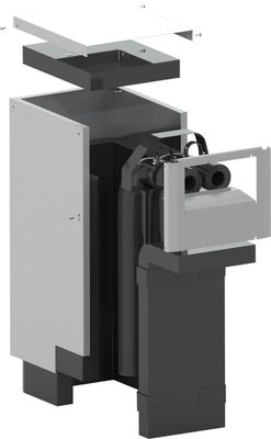 Bosch / Junkers Abdeckhaube AHBA 2 Bodenanschluss lang, für CS8800iAW / CS5800 & CS6800i AW Bild 2