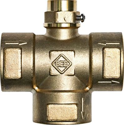 Bosch / Junkers T-Stück, mit Fühlertauchhülse 3xRp1, für Wärmepumpen Bild 2