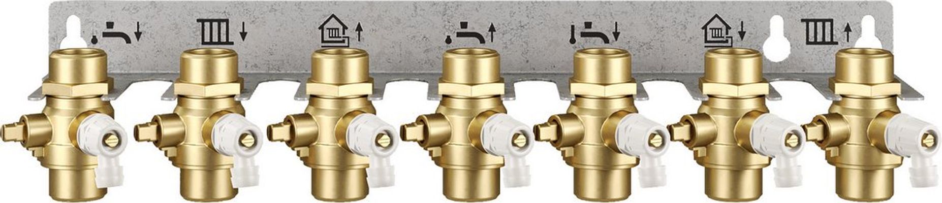 Bosch / Junkers Zubehör, für Wohnungsstationen Montageplatte Modul HPS Bild 2