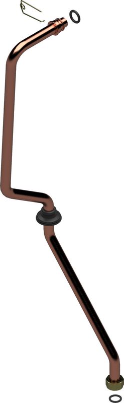 Bosch / Junkers Rohr Warmwasser - horizontal Bild 1