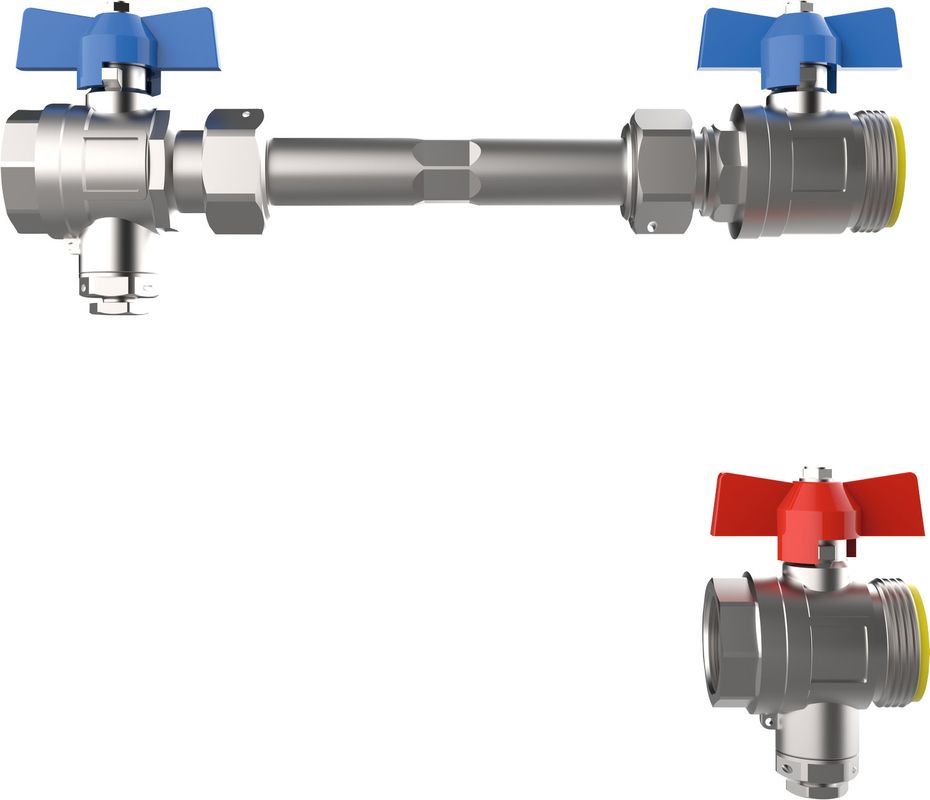 Bosch / Junkers Zubehör, für Wohnungsstationen Anschlussgruppe 3/4" horizontal Bild 1