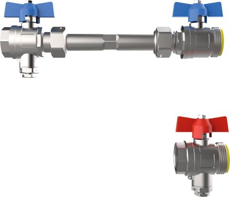 Bosch / Junkers Zubehör, für Wohnungsstationen Anschlussgruppe 3/4" horizontal Bild 2