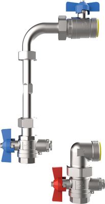 Bosch / Junkers Zubehör, für Wohnungsstationen Anschlussgruppe 3/4" vertikal Bild 2
