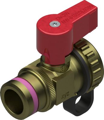 Bosch / Junkers KFE-Hahn Gewindedichtring PB2, DN 15, Farbe rot Bild 2