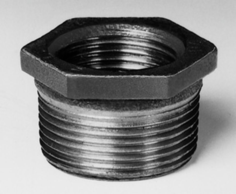 Bosch / Junkers Reduziernippel RN IG / AG 1 1 / 4 x 1, 1 1/4" auf 1" AG / IG, Farbe schwarz Bild 1