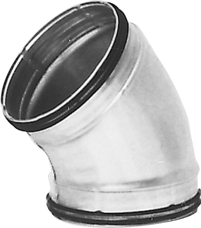 Bosch / Junkers Zubehör Wohnungslüftung BM45-100 Bogen 45 Grad Metall, DN 100 Bild 1