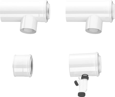 Bosch / Junkers Abgaszubehör FC-Set110-C93x Grundbausatz Kaskade C93x, d:110/160 Bild 2