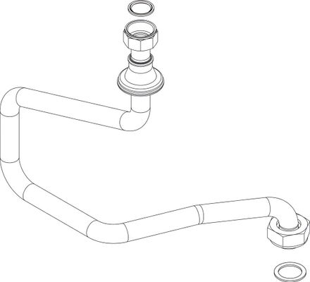Bosch / Junkers Gasrohr vertikal Bild 2