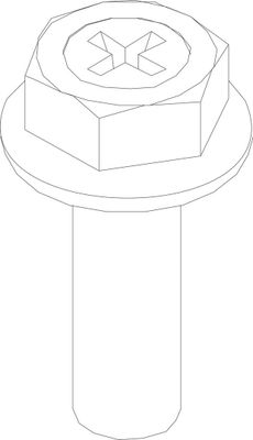 Bosch / Junkers Schraube M 6 x 20 (10x), 20 mm Bild 2