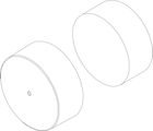 Bosch / Junkers Abdeckung+Isolierung D 197 mm schwarz everp, Farbe schwarz Bild 1