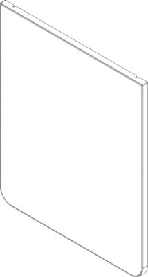 Bosch / Junkers Blende Glas Speicher, Farbe weiß Bild 2