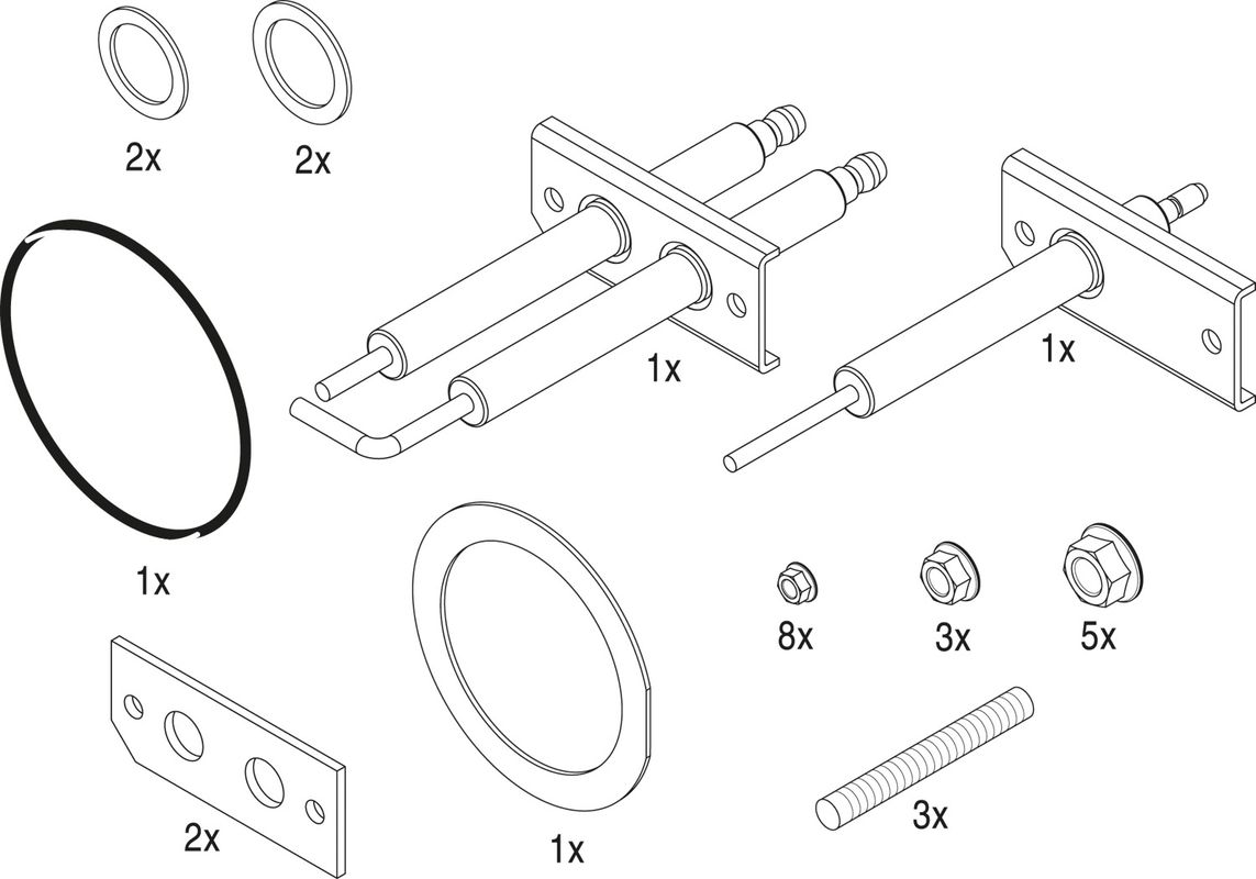 Bosch / Junkers Service Set KB372 / Condens 7000F everp Bild 1