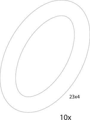 Bosch / Junkers O-Ring (10x), 23 x 4 mm Bild 2