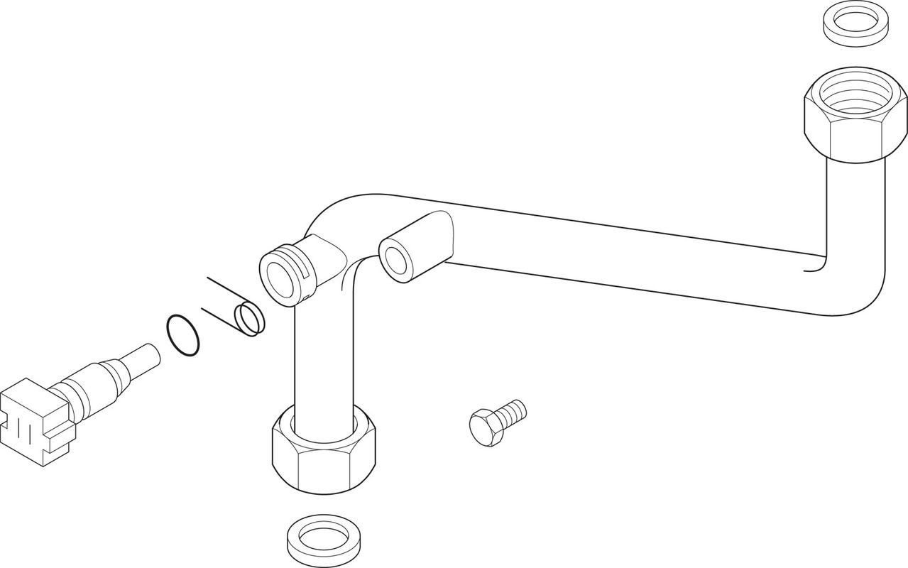 Bosch / Junkers Verbindungsrohr Bild 1