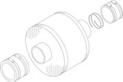 Bosch / Junkers Abgasschalldaempfer komplett, DN 130 Bild 2