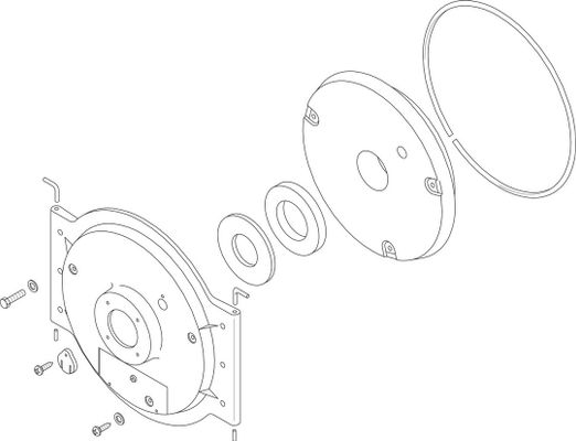 Bosch / Junkers Brennertür S325 55-70 everp Bild 2