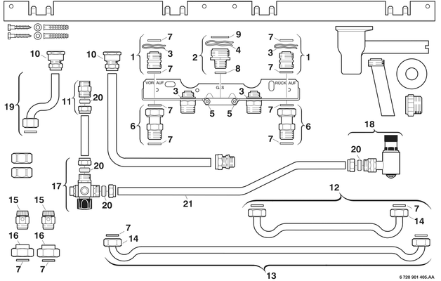 Bosch / Junkers Anschlusssatz Nr. 678, für ST 50../80.. Bild 4