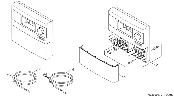 Bosch / Junkers Solartechnik B-sol100-2, Solarregler 1 Verbraucher, Farbe weiß Bild 3