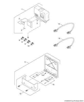 Bosch / Junkers Reglermodul DM10, für Drosselklappe zum Anschluss Ringdrosselklappe an MX25 Bild 3