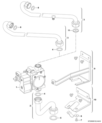 Bosch / Junkers Gas-Heizwertgeraet, wandhaengend CERASTARCOMFORT ZSR 18/120-7 KE 23 Bild 7