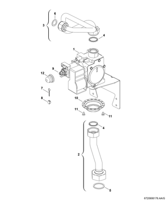 Bosch / Junkers Gas-Heizwertgeraet, wandhaengend CERAMINI ZSR 5/10-7 KE 21, 770 x 450 x 275 Bild 7