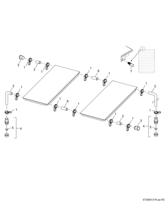 Bosch / Junkers Zubehör Solartechnik FS 10-2 Aufdach-Anschluss-Set, für FKC-2 Bild 4