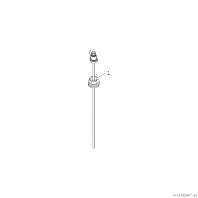 Bosch / Junkers Fremdstromanode 1 1/2 Zoll, für email. Speicher Bild 3