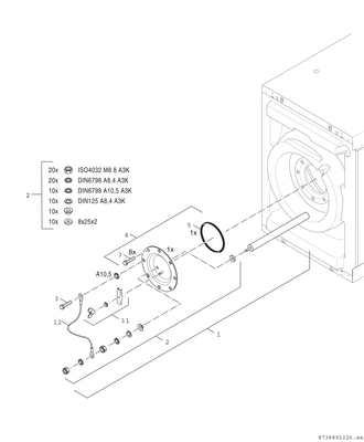 Bosch / Junkers Warmwasserspeicher WST 135-2 HRC, 135 Liter, liegend, 652 x 860 x 650 x 860 mm, Farbe weiß Bild 5