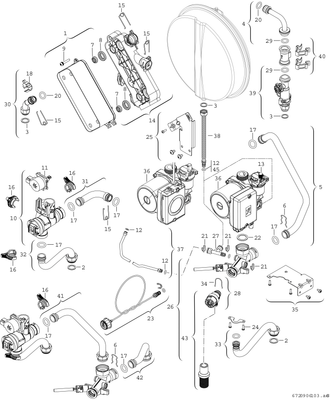 Bosch / Junkers Gas-Heizwertgeraet, wandhaengend CERASTARCOMFORT ZSR 18/120-7 KE 23 Bild 8