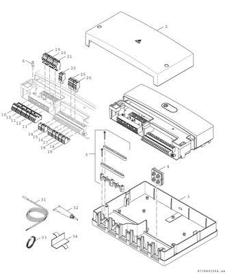 Bosch / Junkers EMS2 Reglermodul MM 200, für 2 Mischerkreise, mit 2 Anlegefühler Bild 4