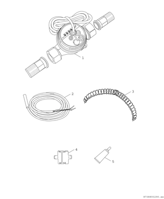 Bosch / Junkers Zubehör Solartechnik WMZ 15-2 Wärmemengenzaehler bis zu 15 Kollektoren Bild 3
