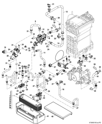 Bosch / Junkers Gas-Brennwertkessel Condens 9000i WM, GC 9000i WM 20/210 S 23, Farbe weiß Bild 7
