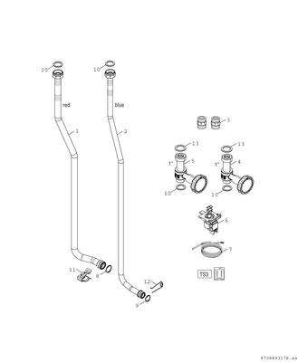 Bosch / Junkers Anschluss CS 14, für Pufferspeicher zur Heizungsunterstützung Bild 3