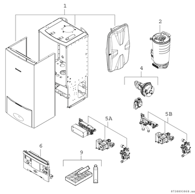 Bosch / Junkers Gas-Brennwertgeraet, wandhaengend, Cerapur ZWB 28-5 C 23, 28 kW, Gas H Bild 2