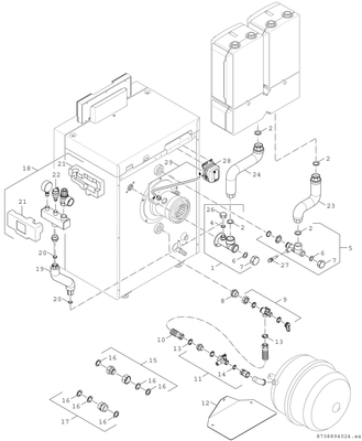 Bosch / Junkers Gas-Brennwertkessel, bodenstehend Condens GC8000iF-50, 1009 x 600 x 795, 50 kW Bild 5