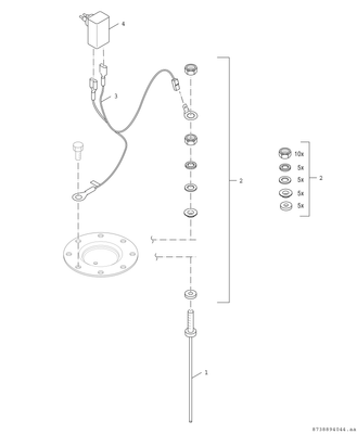 Bosch / Junkers Inertanode M 8, Fremdstromanode, für Korrosionsschutz von email. Speicher Bild 4