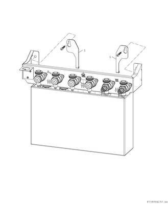 Bosch / Junkers Zubehör, für Wohnungsstationen Design Blende, passend, für Adapterkit Bild 4