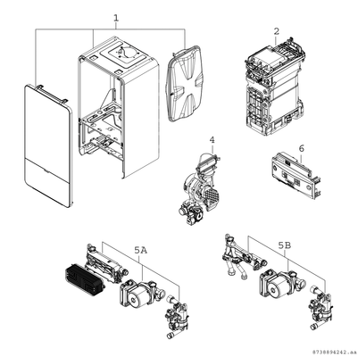 Bosch / Junkers Gas-Brennwertgeraet, wandhaengend Condens GC7000iW 35 C 23/21, Farbe weiß Bild 2