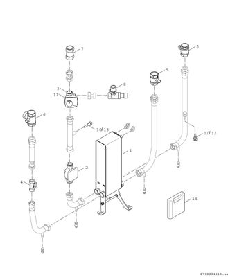Bosch / Junkers Frischwasserstation FWS 200, für Erdwaermepumpen T-2 bis 80 l/min Bild 3