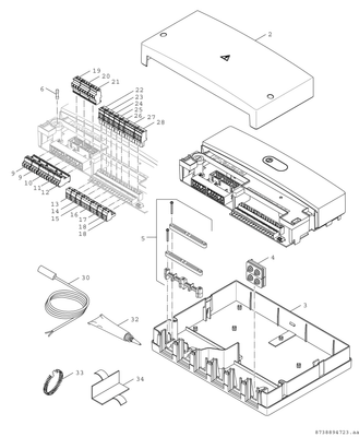 Bosch / Junkers Reglermodul ME 200, Regelsystem EMS 2, für alternative Wärmeerzeugung Bild 4